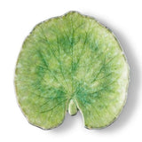 Alchemilla Leaf I Stoneware Small Plate - Light green