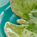 Alchemilla Leaf I Stoneware Small Plate - Light green