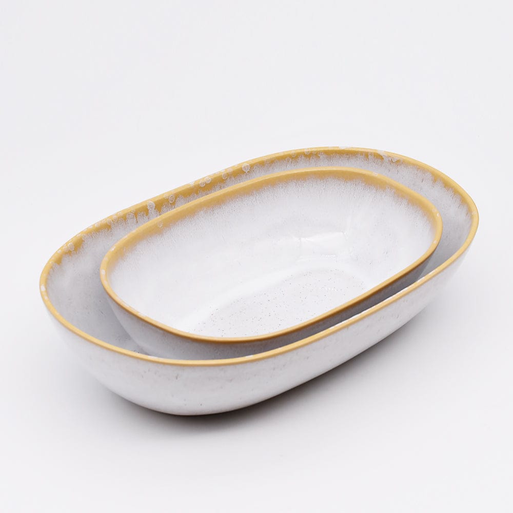 Amazônia I Fine Stoneware White Oven dish - 12.6''