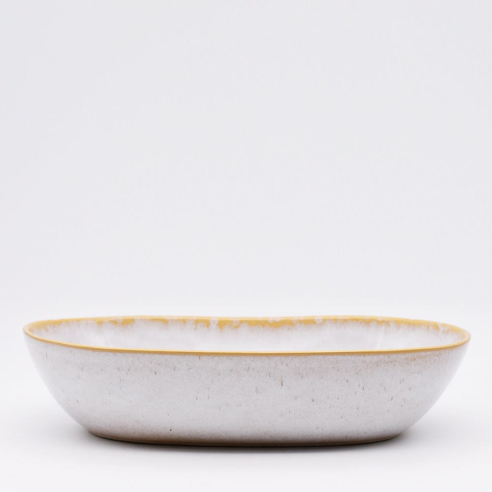 Amazônia I Fine Stoneware White Oven dish - 12.6''