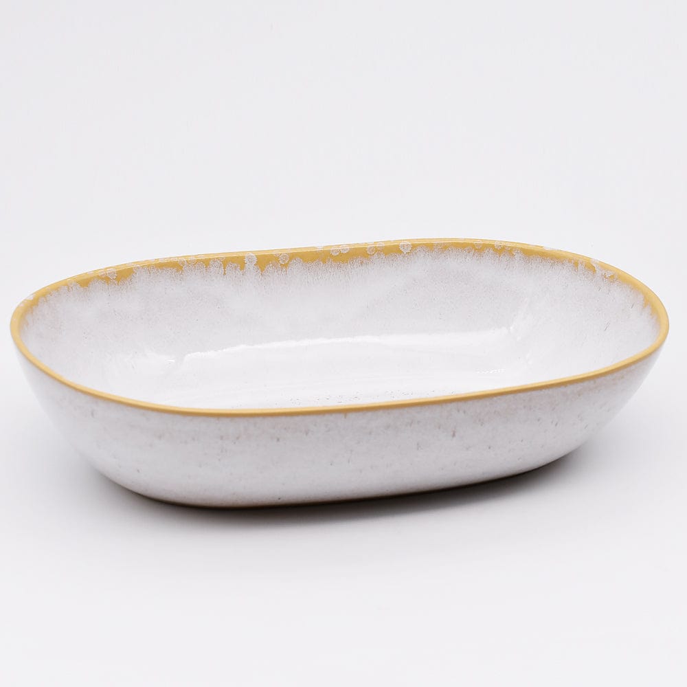 Amazônia I Fine Stoneware White Oven dish - 12.6''