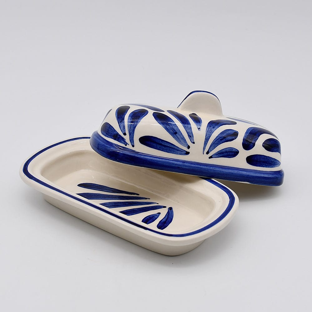 Andorinha I Ceramic Butter Dish - Blue