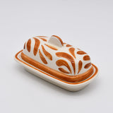 Andorinha I Ceramic Butter Dish -  Terracotta