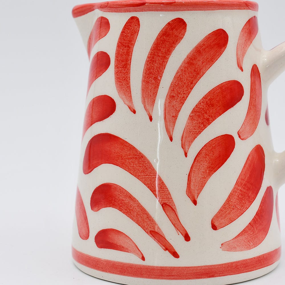 Andorinha I Ceramic Milk Pitcher - Red