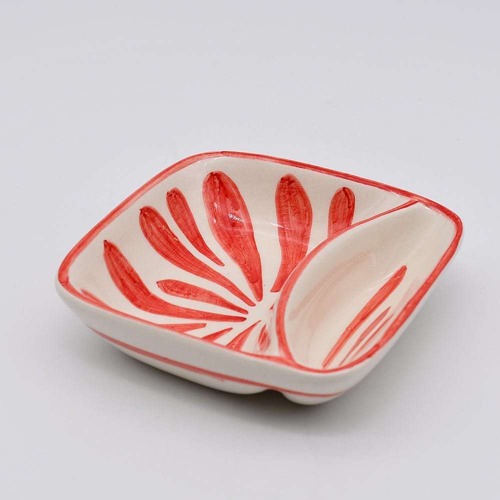 Andorinha I Ceramic Olive Bowl - Red