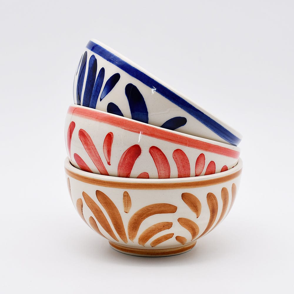 Andorinha I Large Ceramic Bowl - Terrracotta