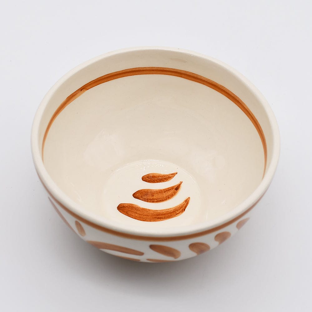 Andorinha I Large Ceramic Bowl - Terrracotta