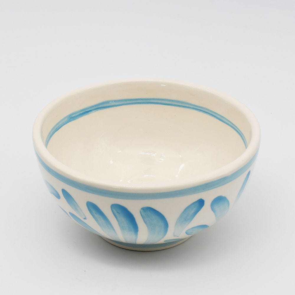 Andorinha I Large Ceramic Bowl - Turquoise