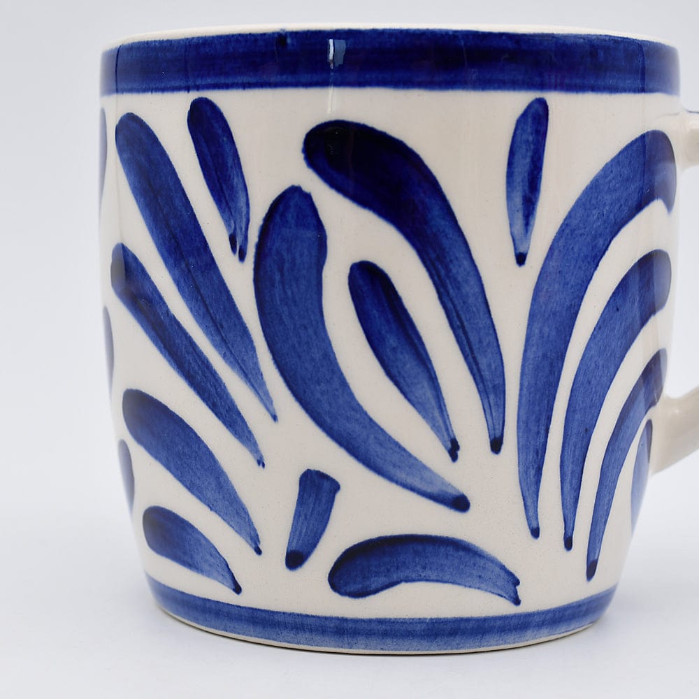 Andorinha I Large Ceramic Mug - Blue