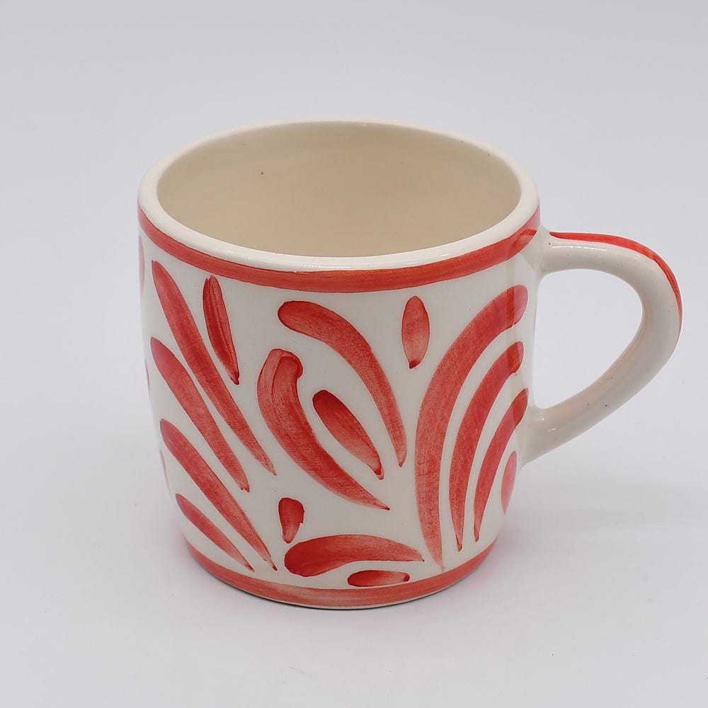 Andorinha I Large Ceramic Mug - Red