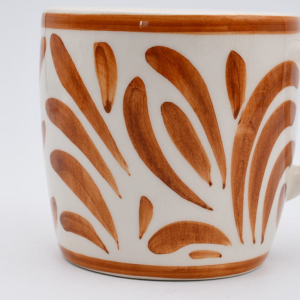 Andorinha I Large Ceramic Mug - Terracotta