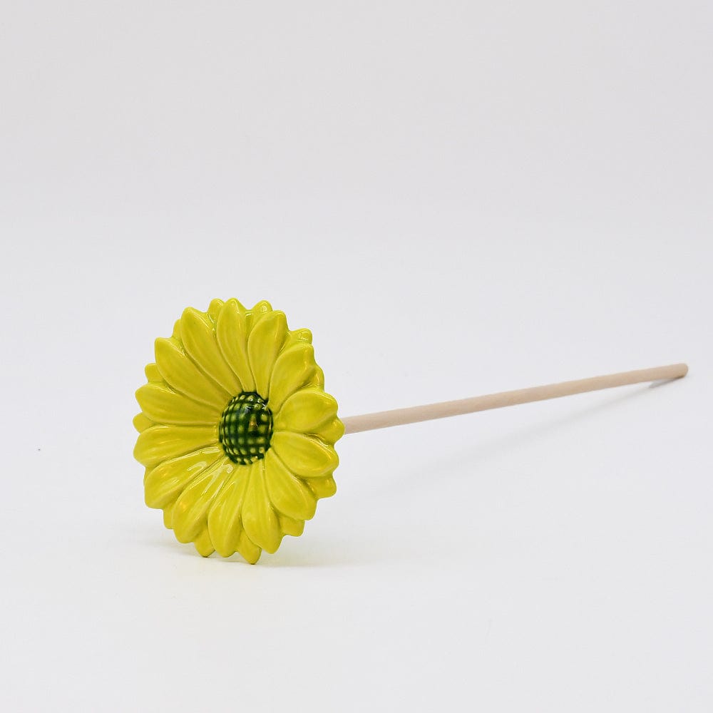 Artificial Daisies in Ceramic Yellow