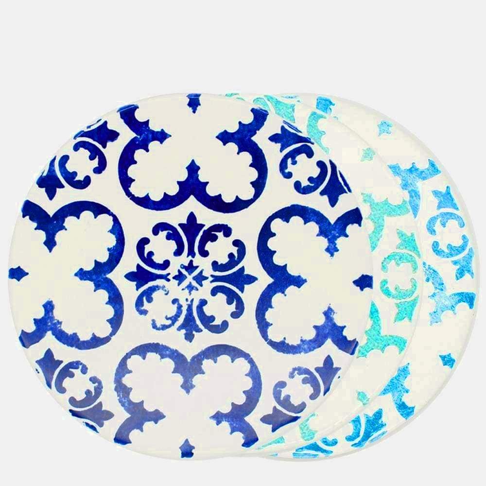 Azulejo I Ceramic and Cork Trivet