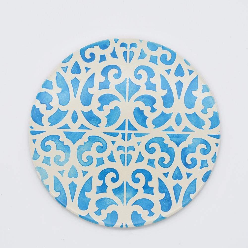 Azulejo I Ceramic and cork Trivet Turquoise