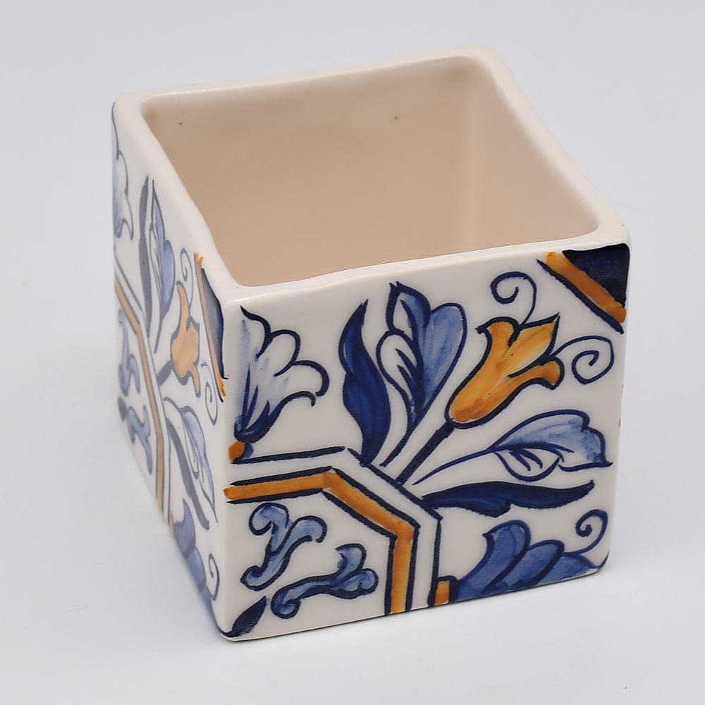 Azulejo I Ceramic Planter - 3.1" (4 patterns) Pattern #1