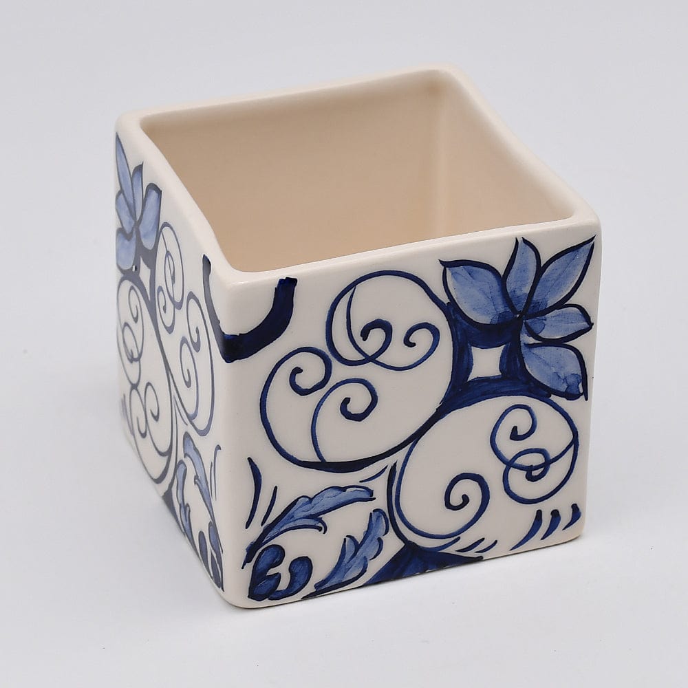 Azulejo I Ceramic Planter - 3.1" (4 patterns) Pattern #3