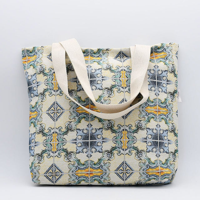 Azulejos I Canvas Bag