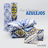 Azulejos I Duvet Cover - Blue & Yellow