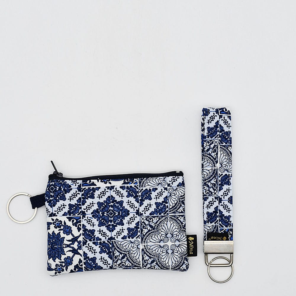 Azulejos I Key Ring and Coin Wallet