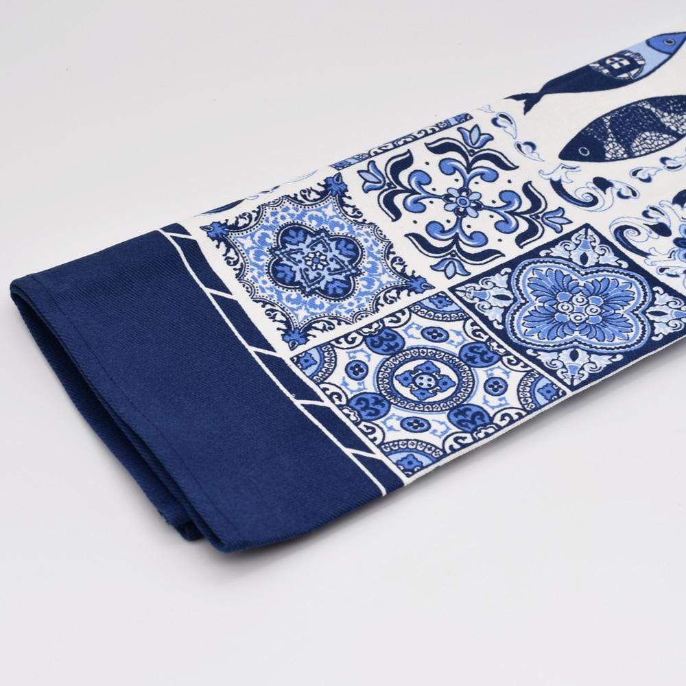 Azulejos I Kitchen Towel Motif 5