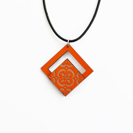 Azulejos I Orange Necklace #1