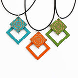 Azulejos I Orange Necklace