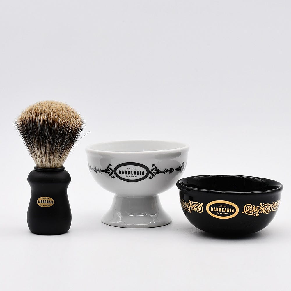 Barbearia de Bairro I Ceramic shaving Cup