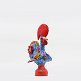 Barcelos Rooster by Prazeres Côta 10" - Blue