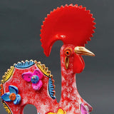 Barcelos Rooster by Prazeres Côta 10" - Red