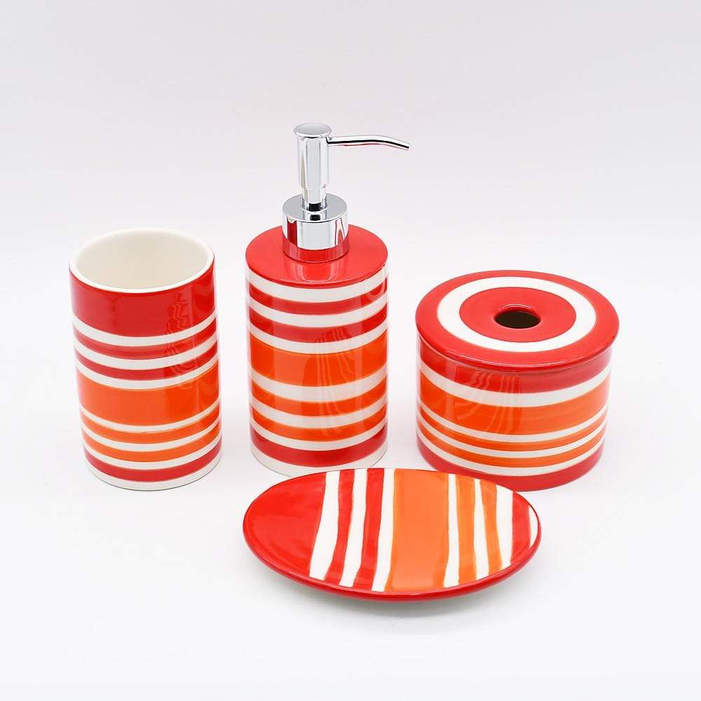 Bathroom Set - Red