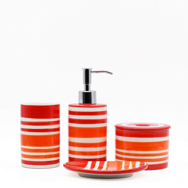 Bathroom Set - Red