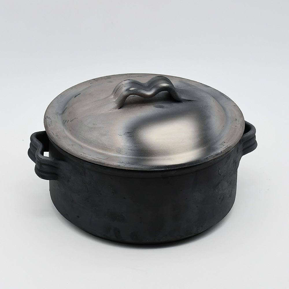 Black Terracotta Cooking Pot from Bisalhães