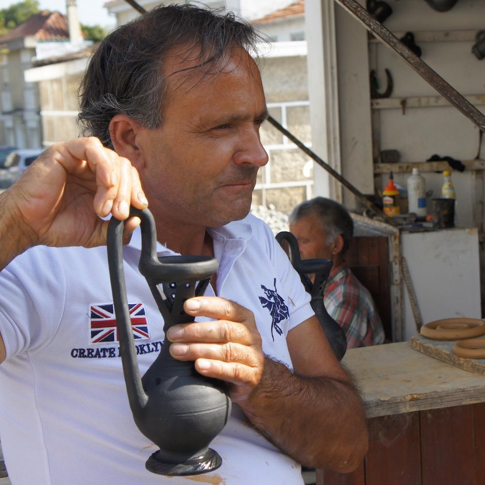 Black Terracotta Decanter from Bisalhães