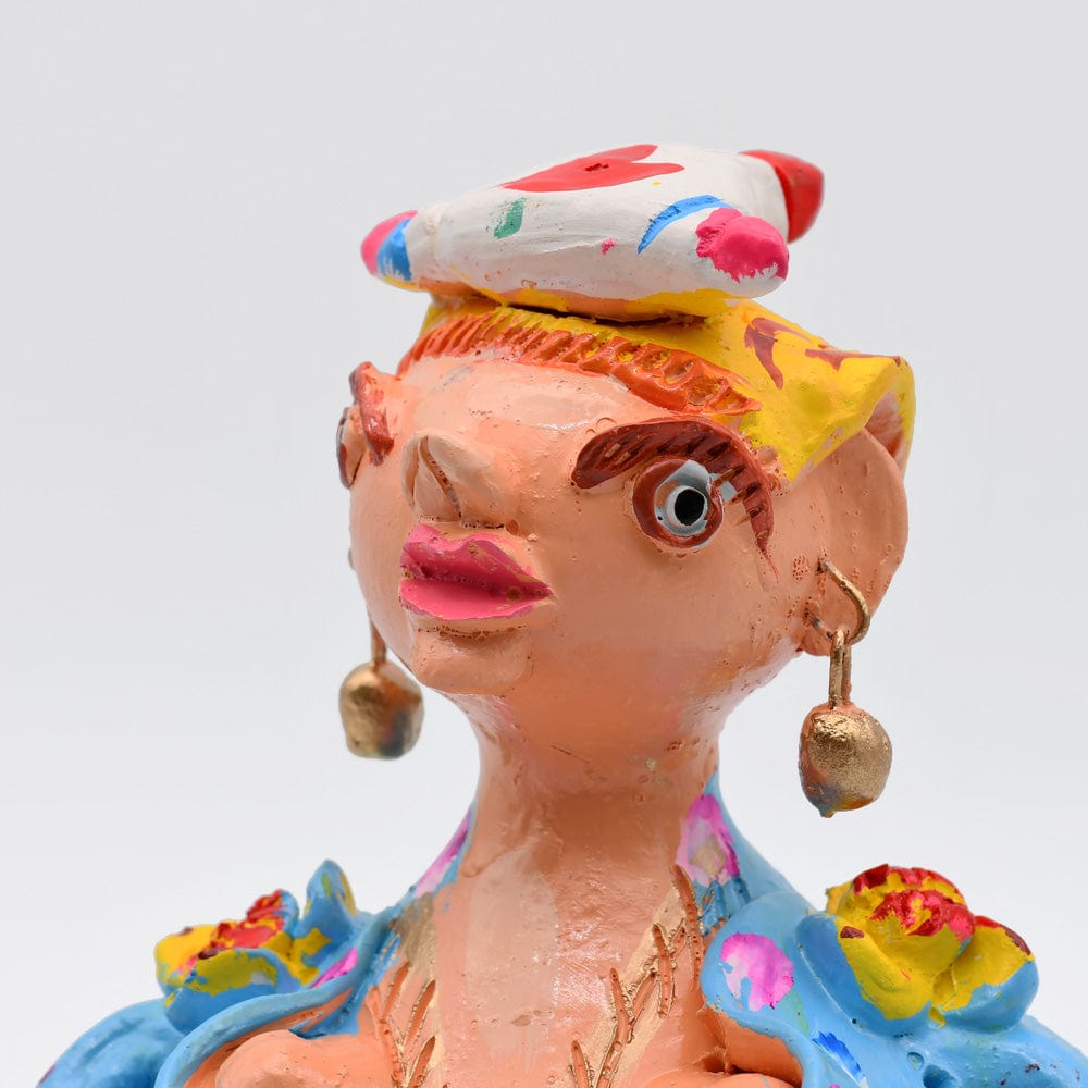 Boneca Barriguda I Statuette by Júlia Côta - 8"