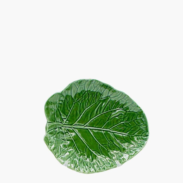 Cabbage Leaf-shaped Ceramic Starter Plate