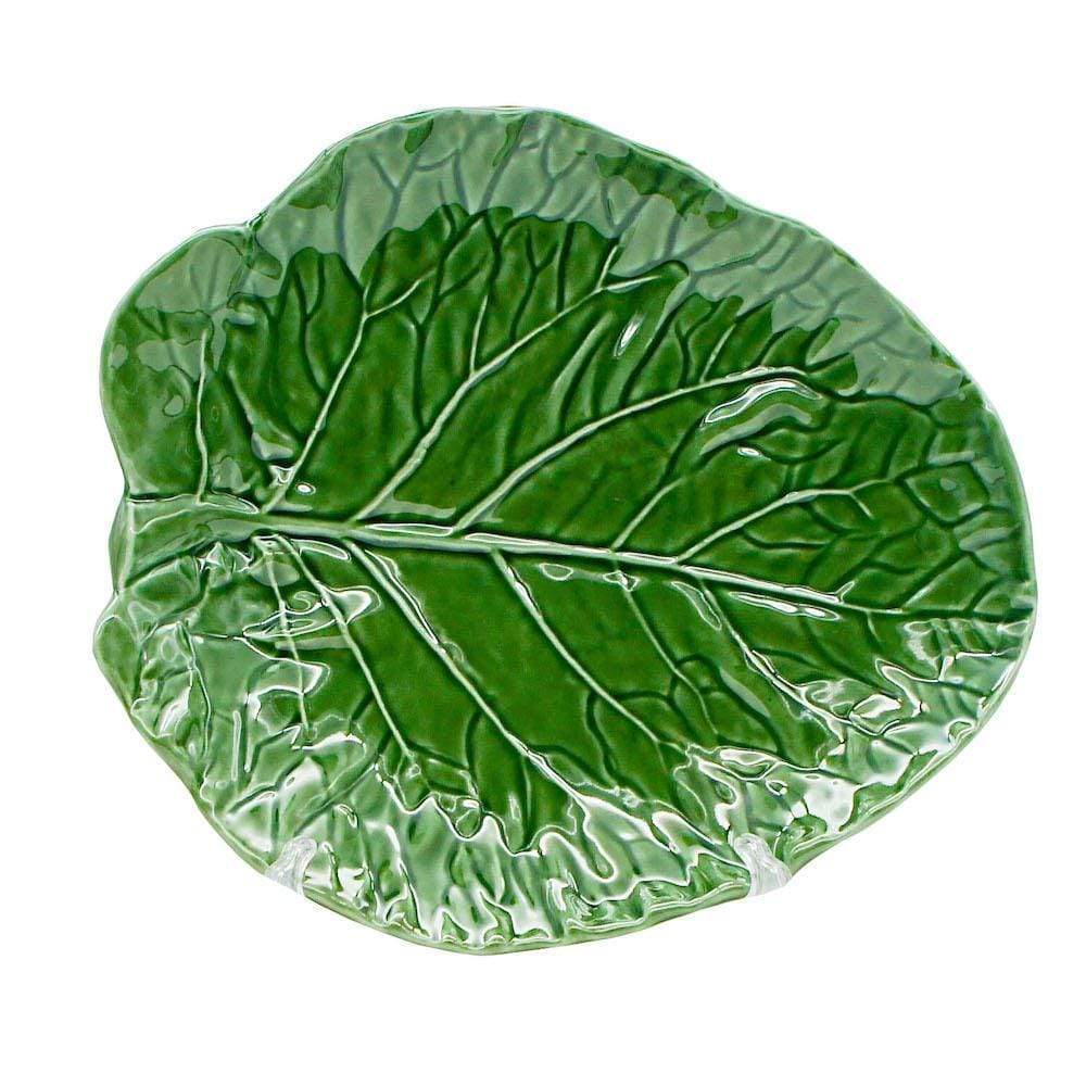 Cabbage Leaf-shaped Ceramic Starter Plate