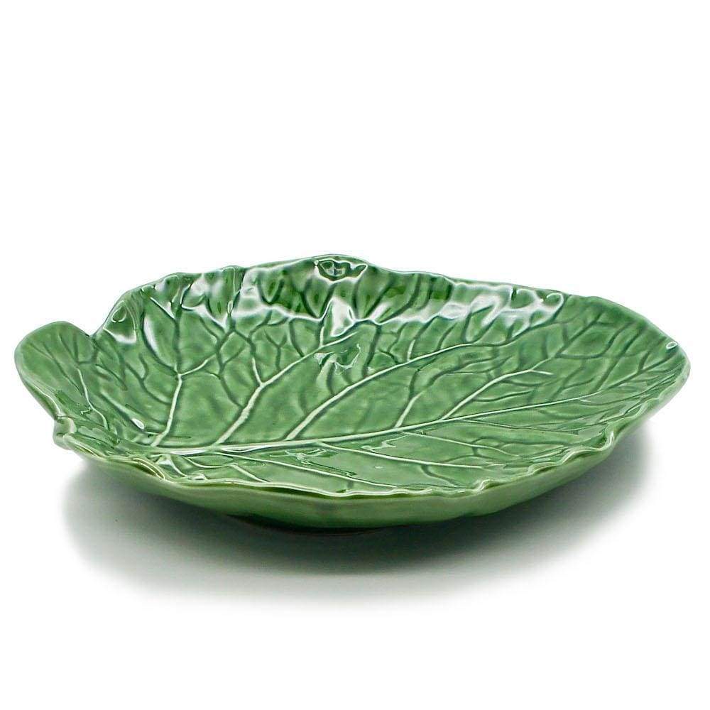 Cabbage Leaf-shaped Ceramic Starter Plate