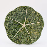 Cabbage-shaped Ceramic Charger Plate - Green