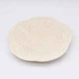 Cabbage-shaped Ceramic Starter Plate - Off-White