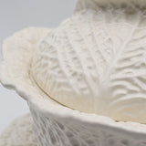 Cabbage-shaped Ceramic Tureen - 10.6"