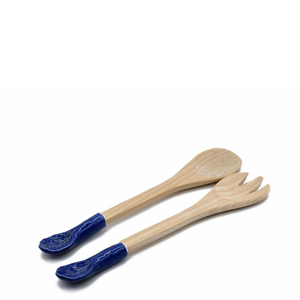Cabbage-shaped Serving Cutlery - Blue