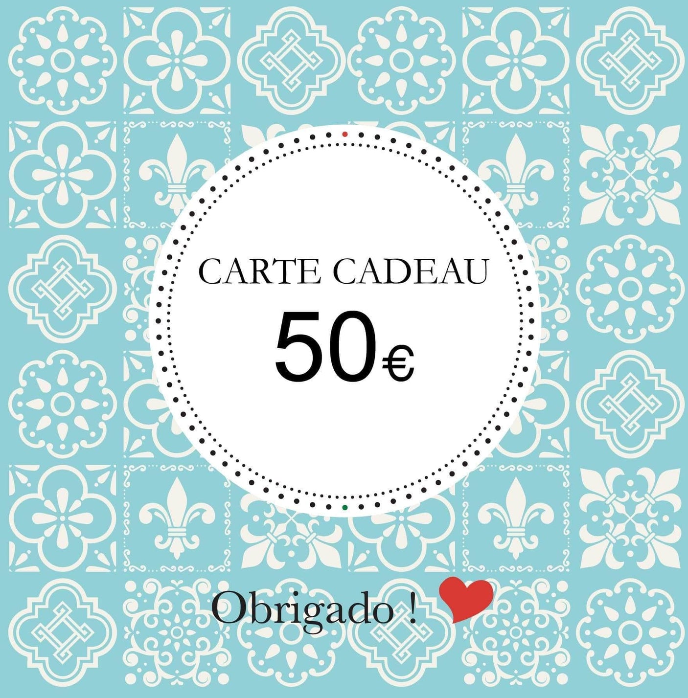 Carte cadeau 50.00 €