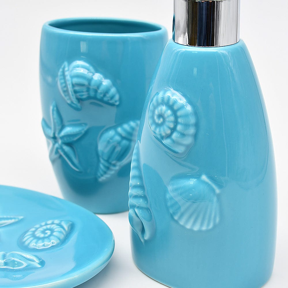 Ceramic Bathroom Set - Turquoise