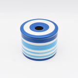 Ceramic Cotton Box - Blue