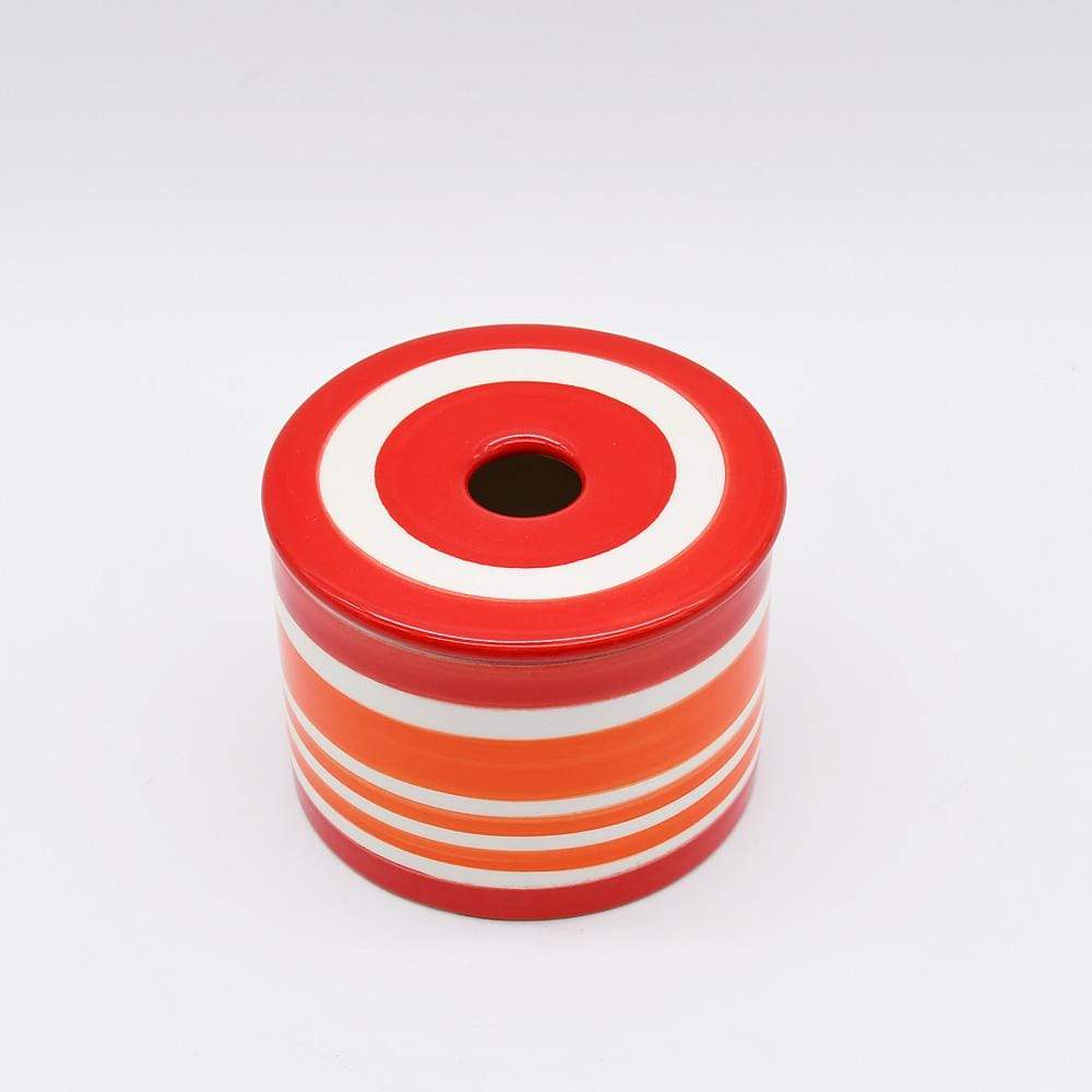 Ceramic Cotton Box - Red