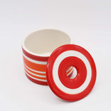 Ceramic Cotton Box - Red