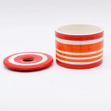 Ceramic Cotton Box - Red