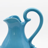 Ceramic Pitcher and Washbasin - Turquoise