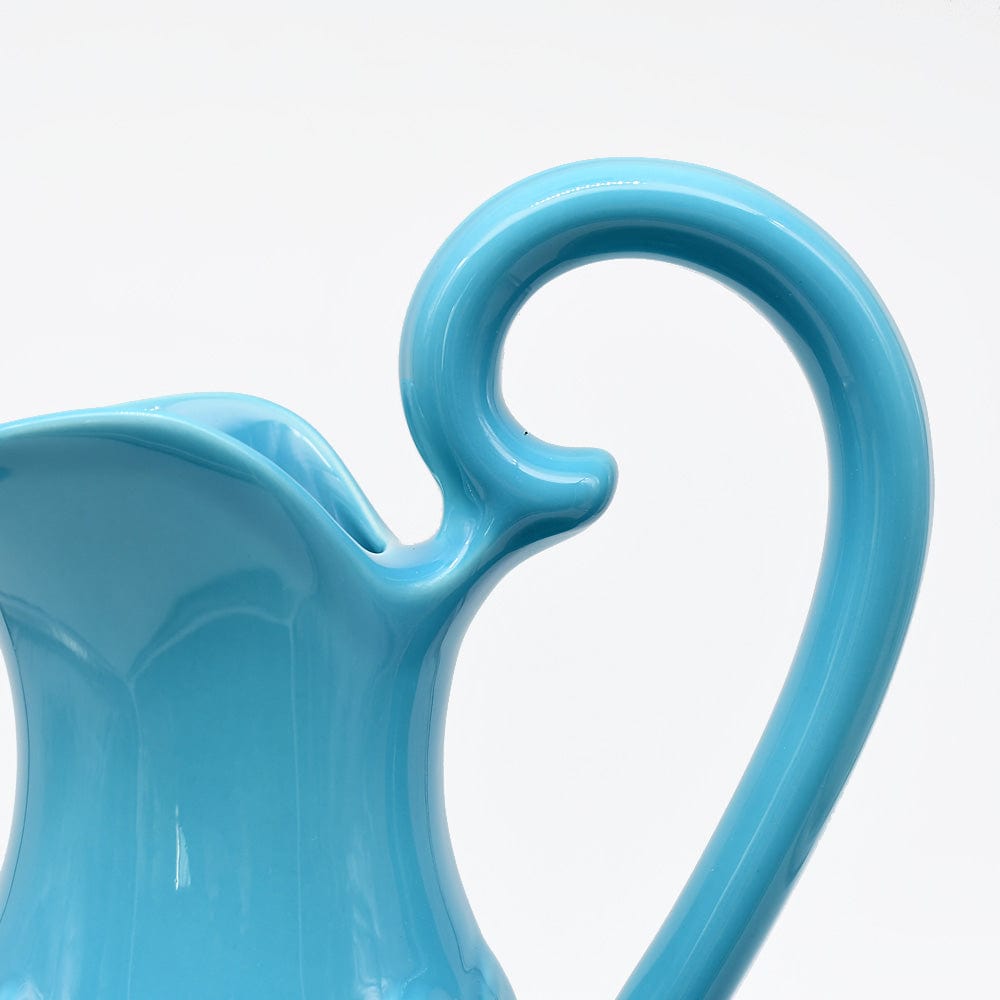 Ceramic Pitcher and Washbasin - Turquoise