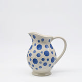 Ceramic Pitcher with Blue Dots